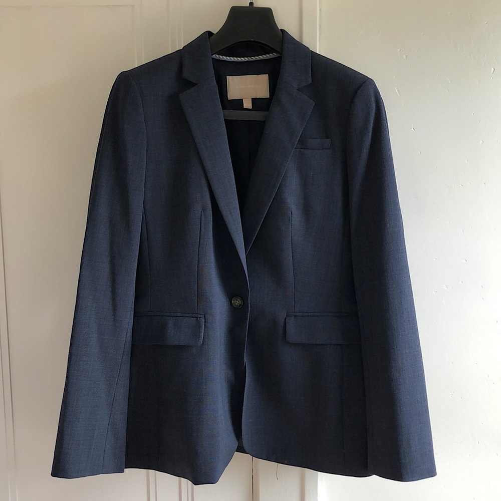Banana Republic Navy Suit Jacket Size 10
